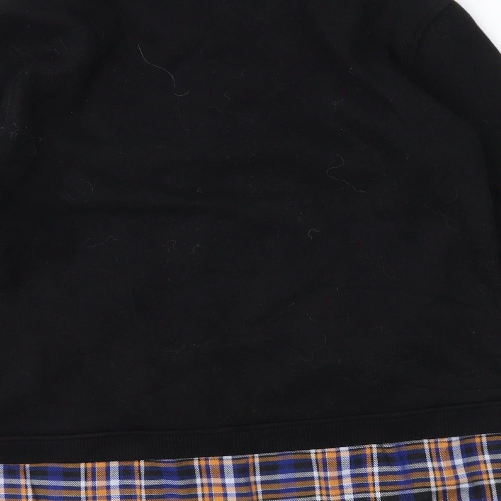 Lee Cooper Womens Black Check Jacket Size 8