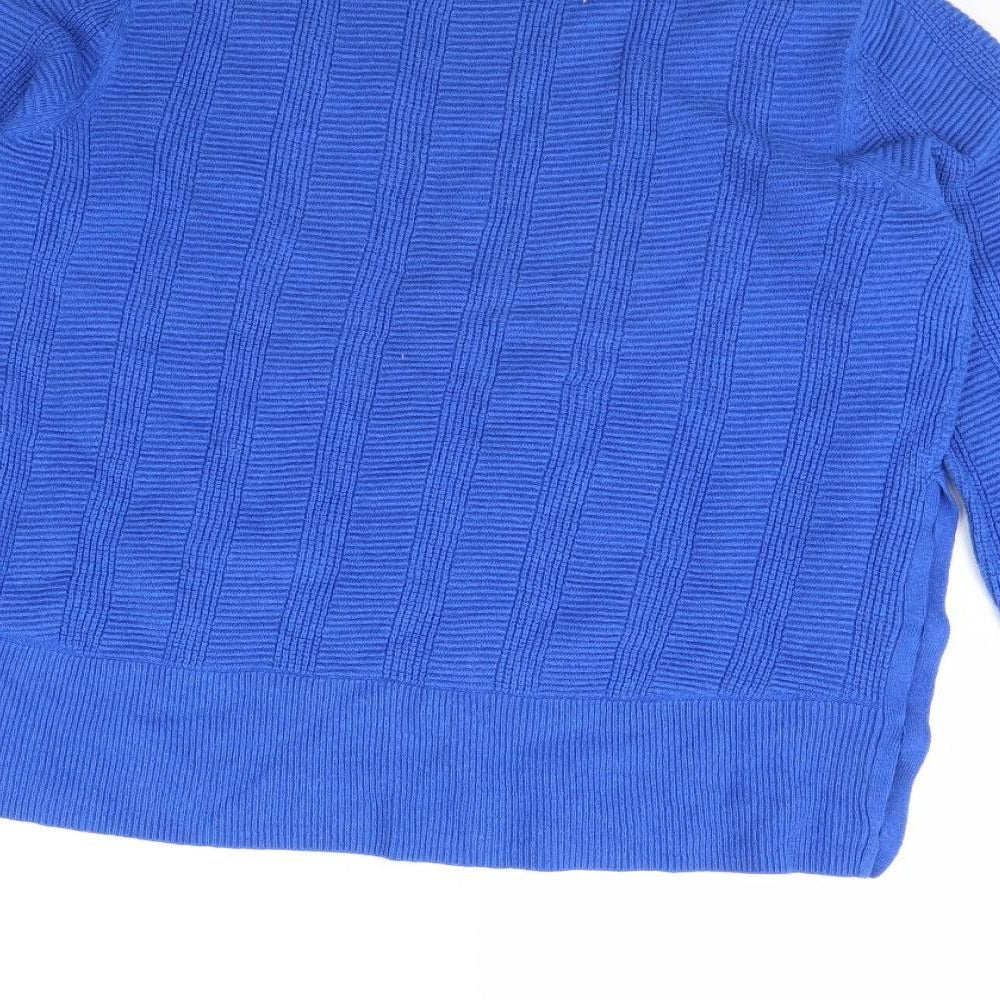 m&s Womens Blue Pullover Jumper Size 14