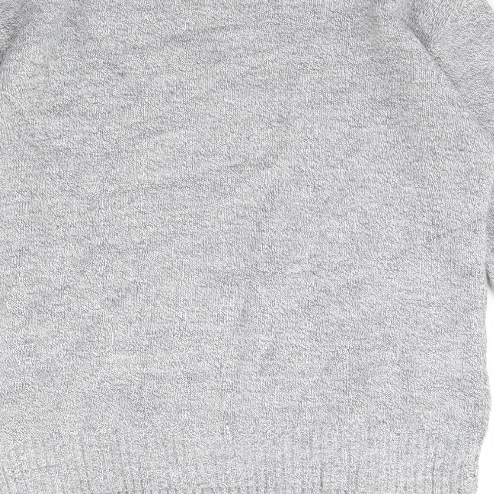 Pure & Natural Womens Grey Pullover Jumper Size S