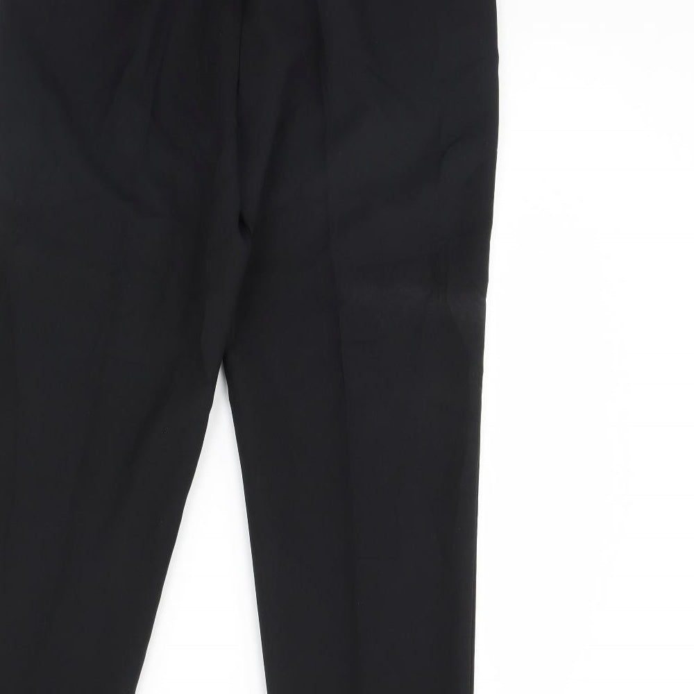 Classic Womens Black Dress Pants Trousers Size 12 L29 in