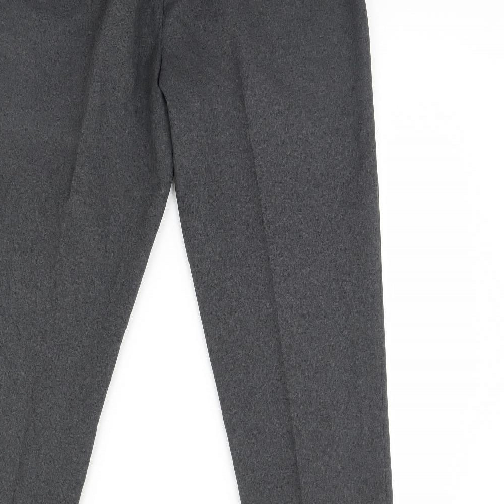 Classic Womens Grey Trousers Size 12 L29 in