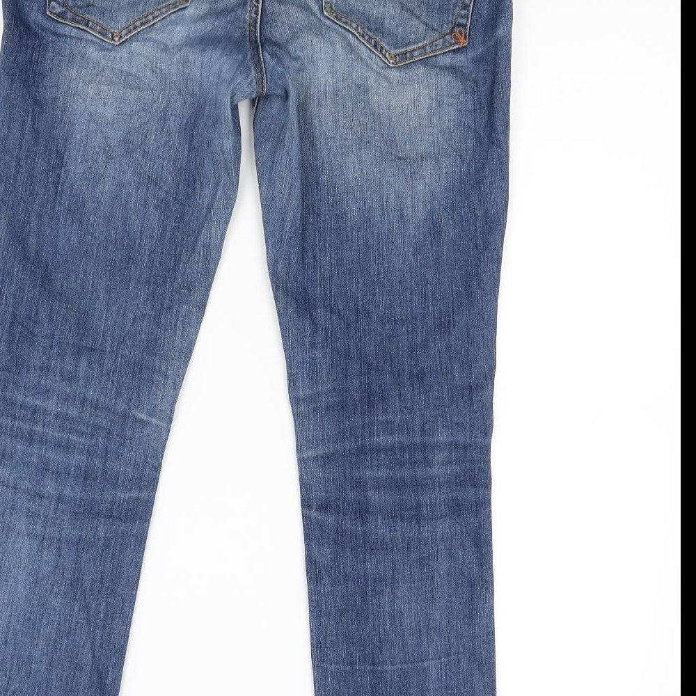 Dittos Womens Blue Denim Skinny Jeans Size 30 in L26 in