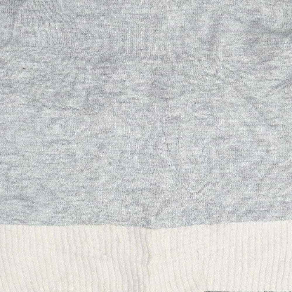 George Womens Grey Knit Pullover Jumper Size M