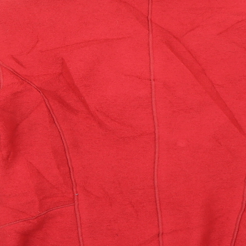 Hucke Womens Red Overcoat Coat Size 10