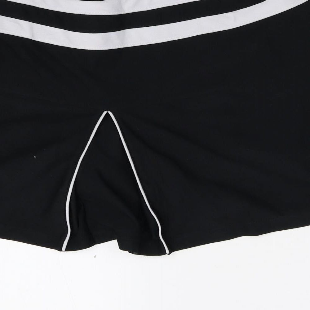 Wilson Womens Black Athletic Shorts Size L - Skirt