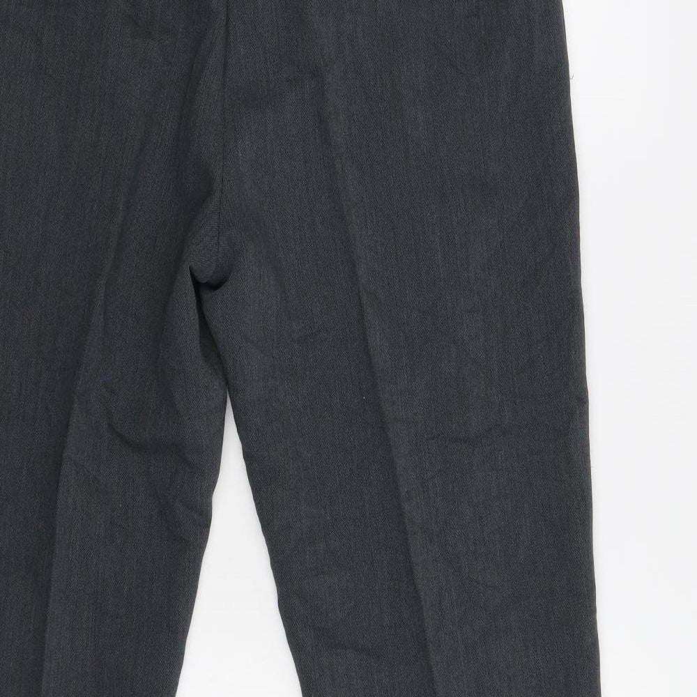 Dunnes Womens Grey Trousers Size 14 L28 in