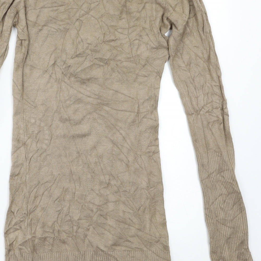 TU Womens Beige Pullover Jumper Size S