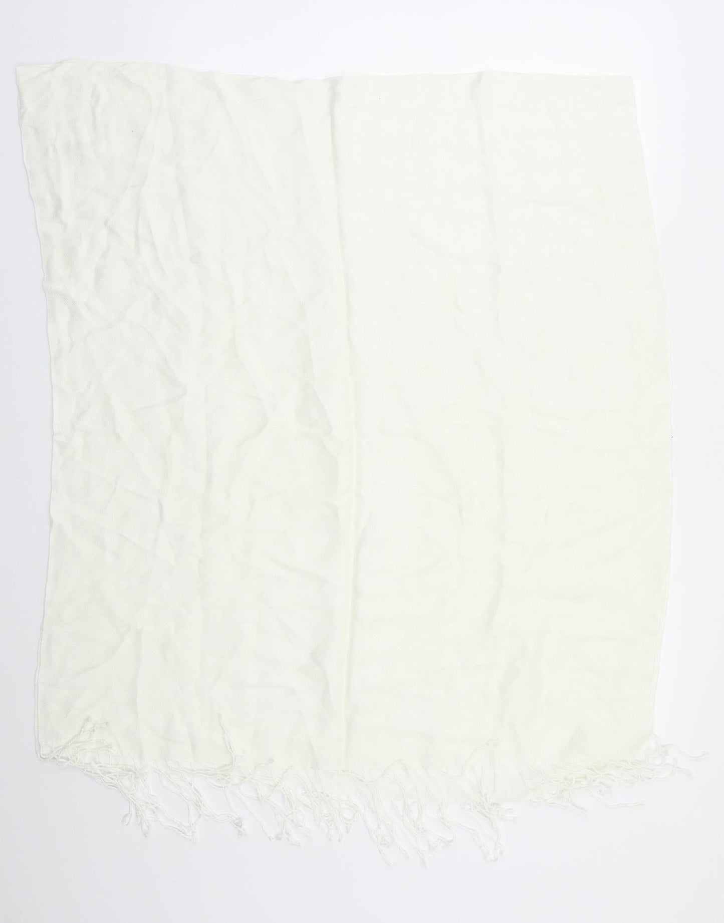 Preworn Womens White Shawl/Wrap