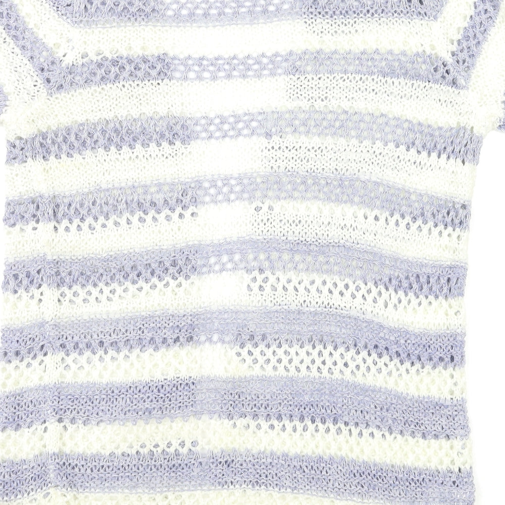 Papaya Womens Blue Cardigan Jumper Size 10