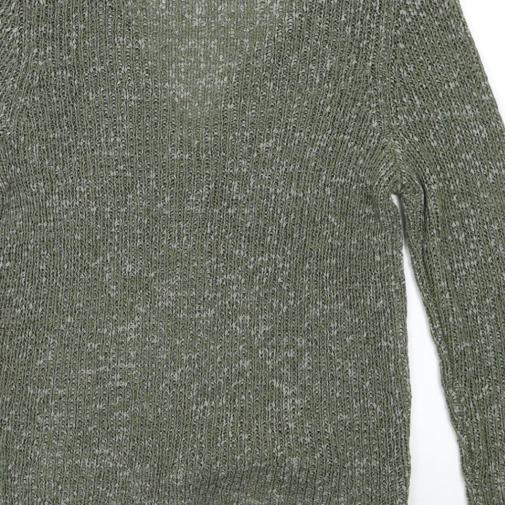 GolleHaug Womens Green Cardigan Jumper Size 8