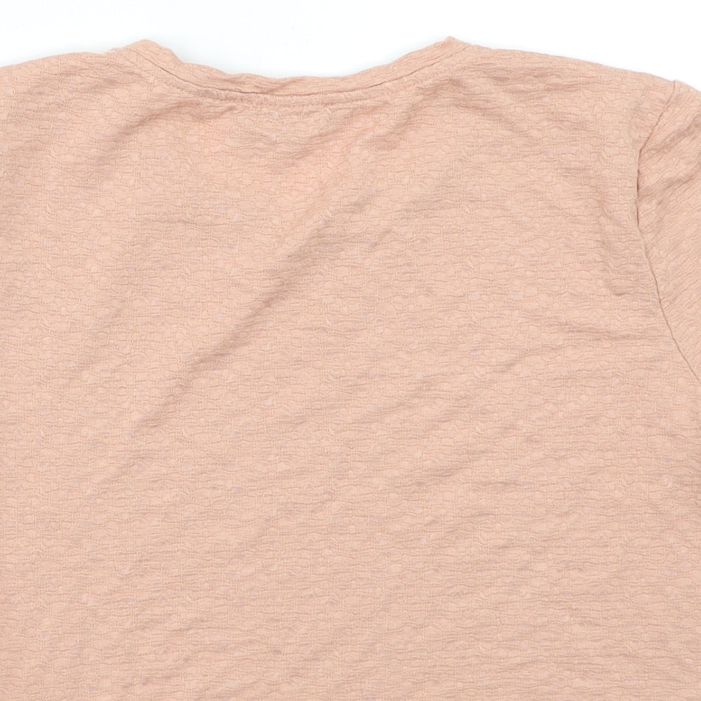 New Look Womens Pink Basic Blouse Size 14