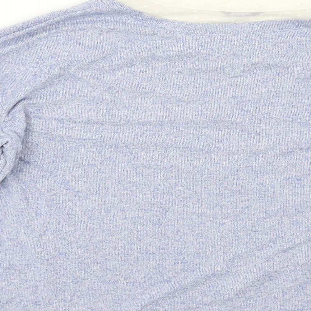 M&Co Womens Blue Pullover Jumper Size 12