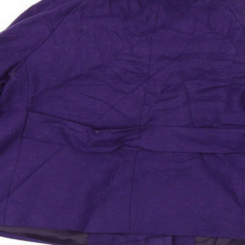 Stile Benetton Womens Purple Jacket Size 18