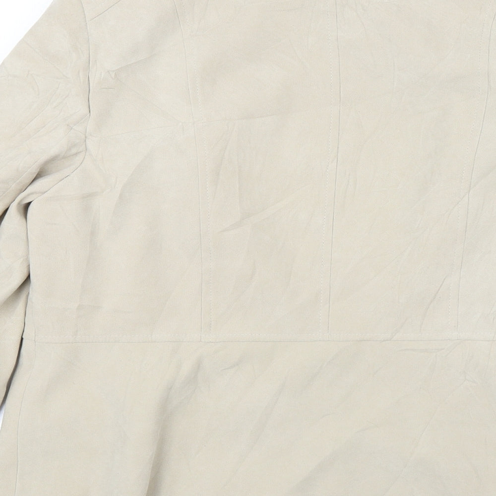 EWM Womens Beige Jacket Size 12
