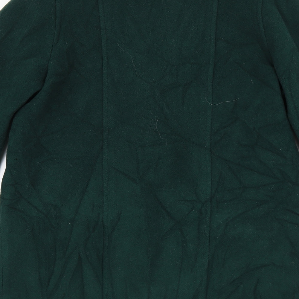 Berkertex Womens Green Overcoat Jacket Size 10