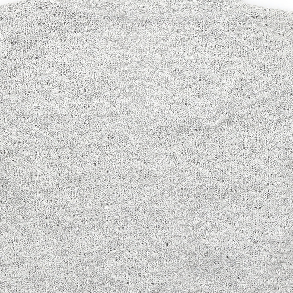 Per Una Womens Grey Cardigan Jumper Size M
