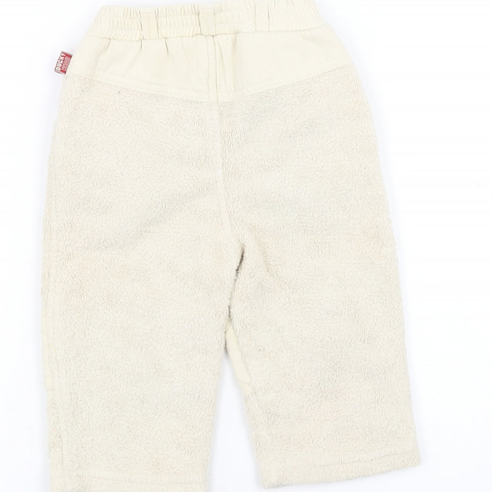 Ducky beau Baby White Sweatpants Trousers Size 9 Months