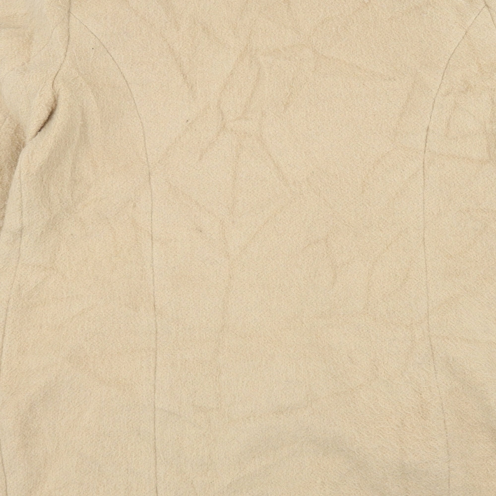Fashion Union Womens Beige Jacket Size 14