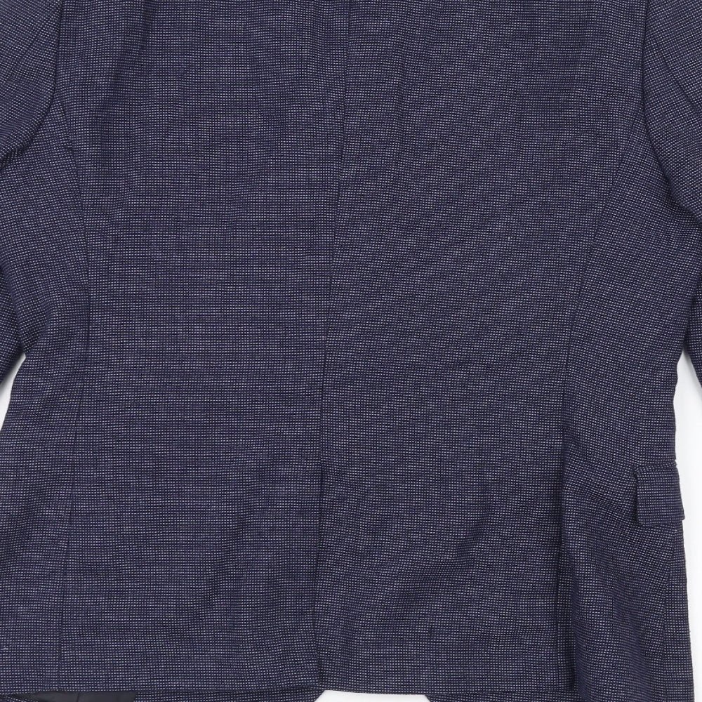 H&M Mens Blue Jacket Suit Jacket Size 42
