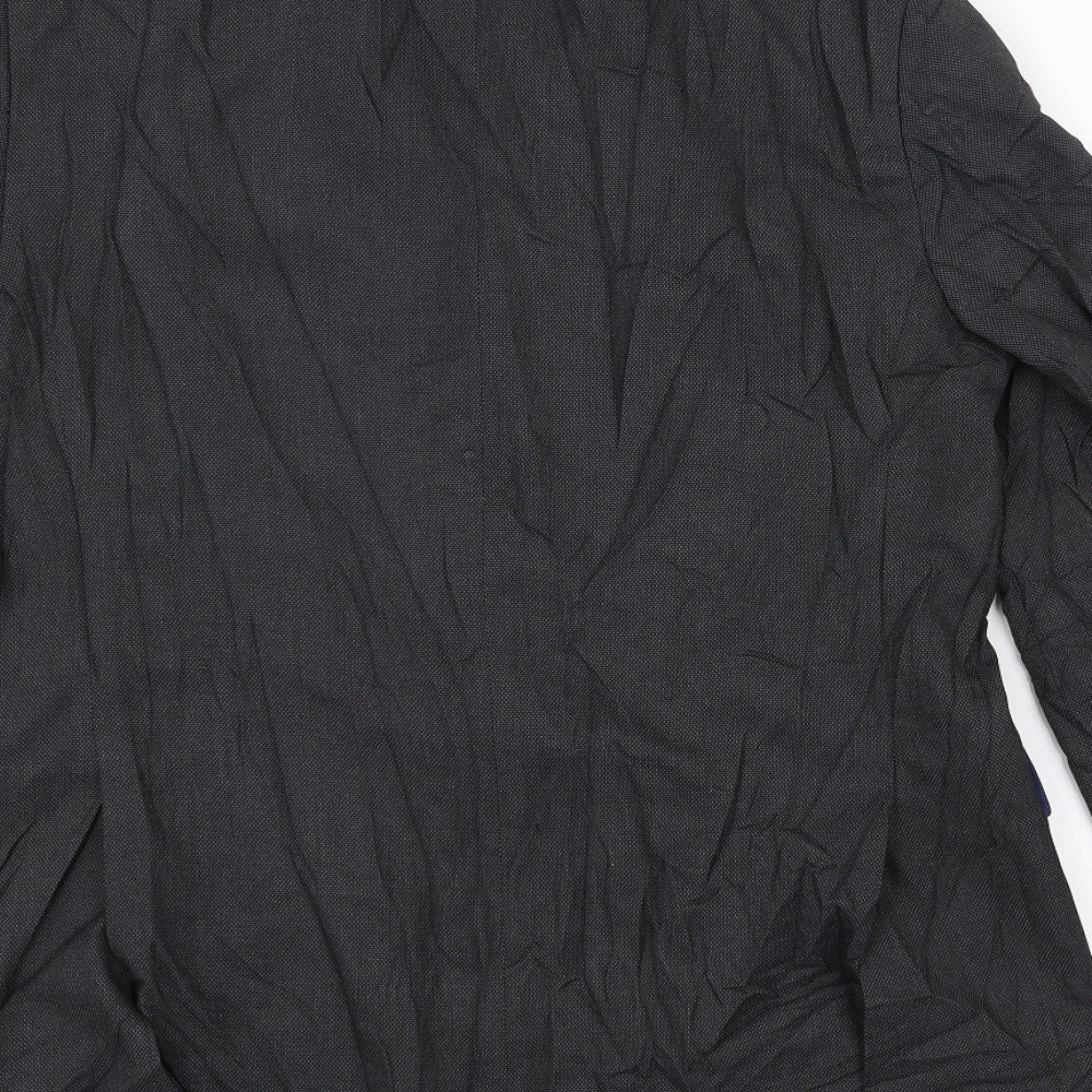 Marks & Spencer Mens Black Jacket Suit Jacket Size 44