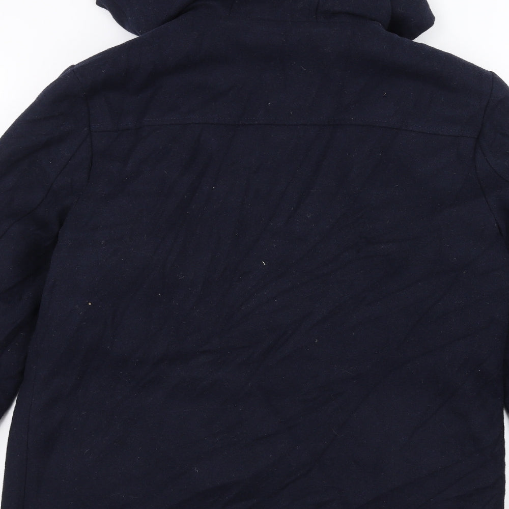 Twisted Soul Womens Blue Parka Coat Size M