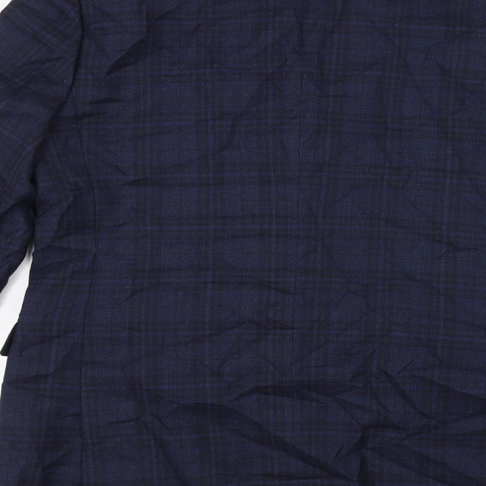Marks and Spencer Mens Blue Jacket Suit Jacket Size 36