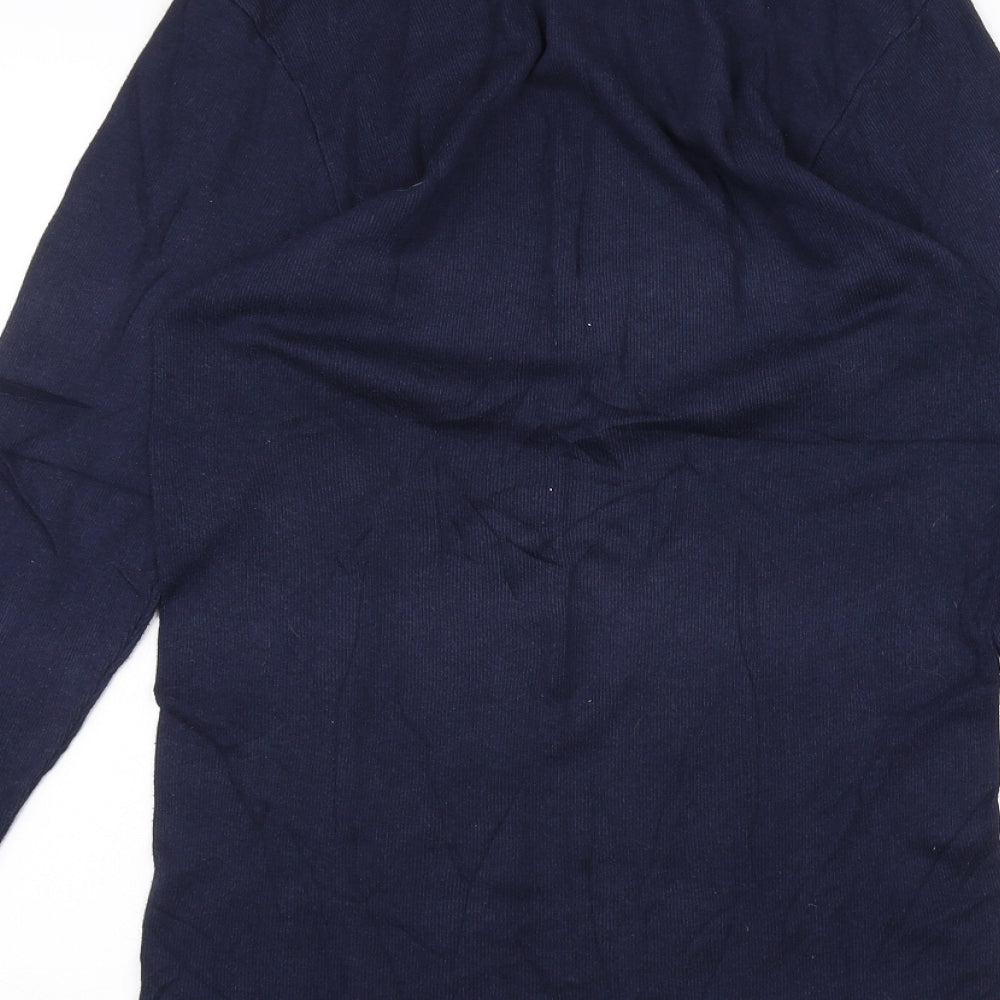 St Micheal Womens Blue Basic T-Shirt Size M