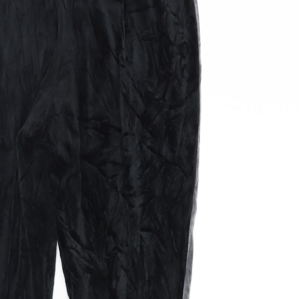 Boohoo Womens Black Sweatpants Trousers Size 6 L25 in