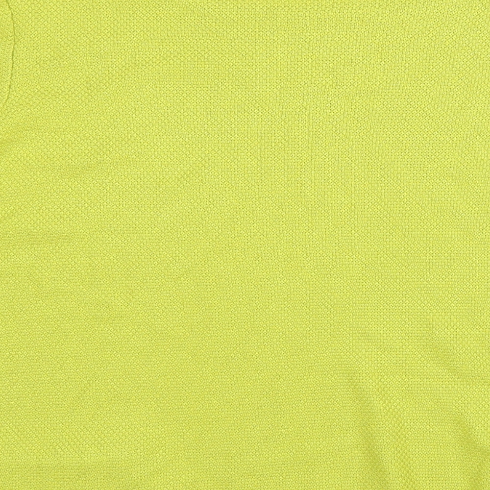 TU Womens Yellow Basic Blouse Size 10