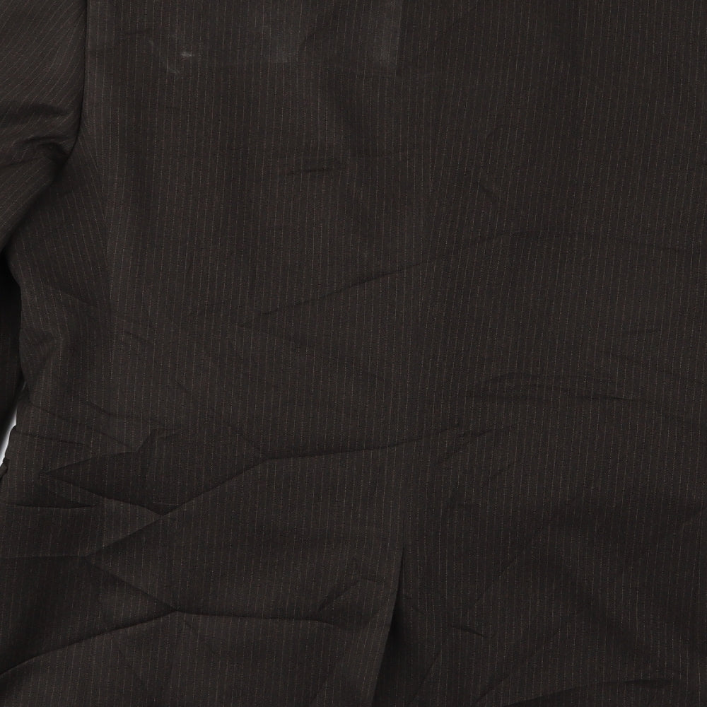 taylor and wright Mens Brown Striped Jacket Size 42