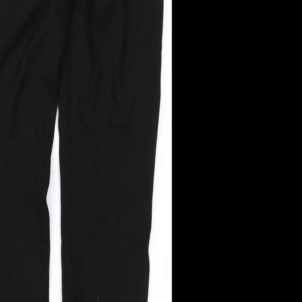 H&M Womens Black Trousers Size 34 L25 in