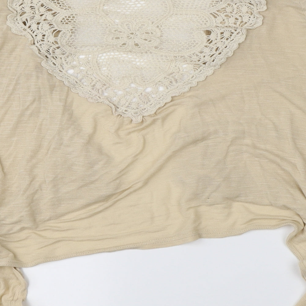 Atmosphere Womens Beige Cardigan Jumper Size 12