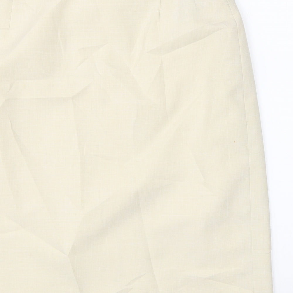 Canada Womens Beige A-Line Skirt Size 12