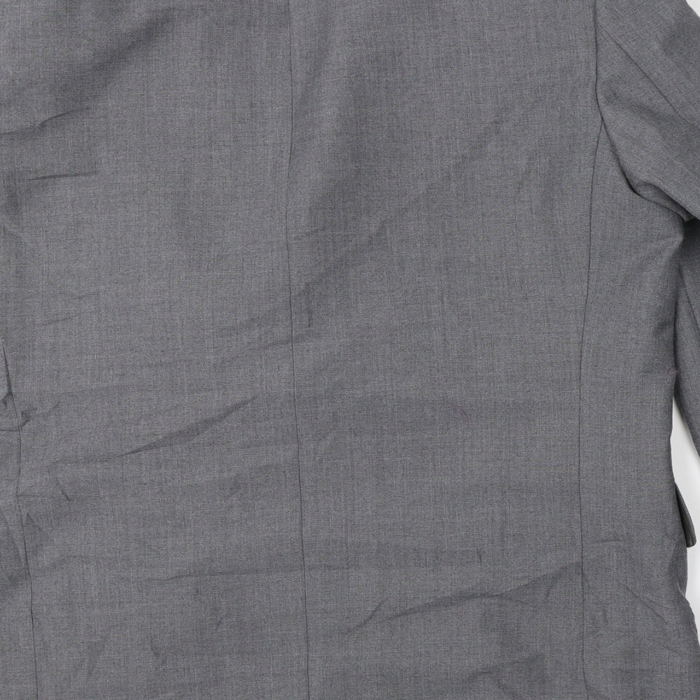 Preworn Mens Grey Jacket Suit Jacket Size 42