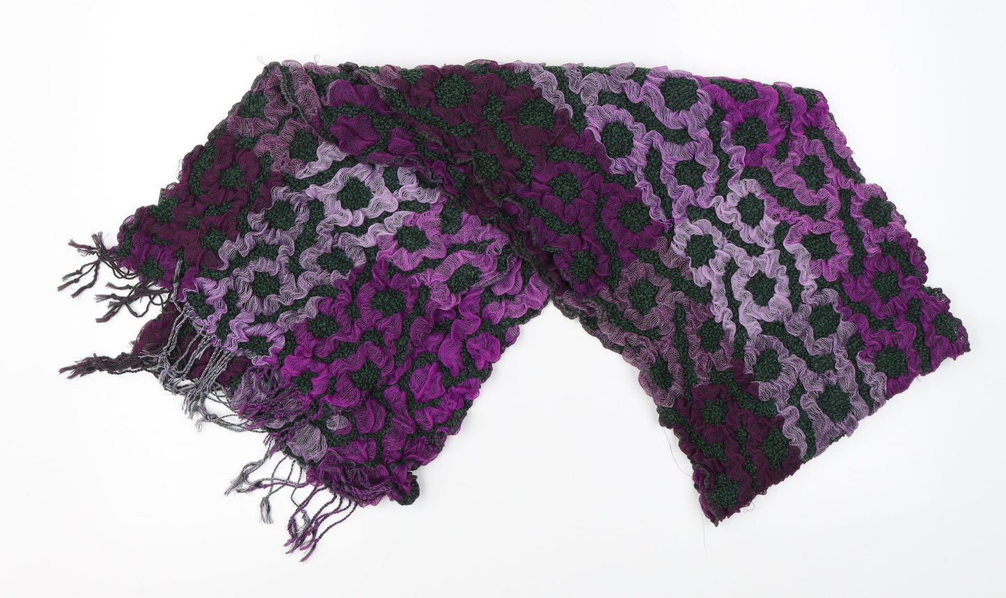 Preworn Womens Purple Scarf