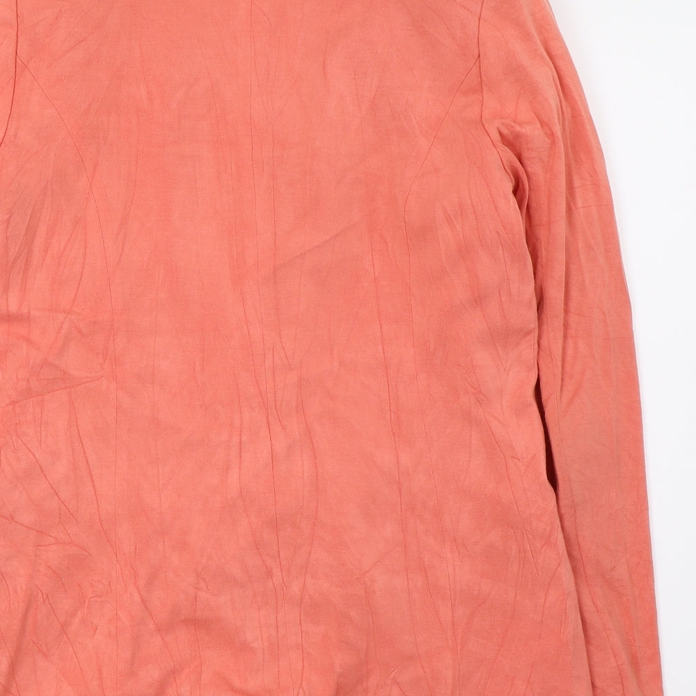 Oasis Womens Orange Jacket Blazer Size 8
