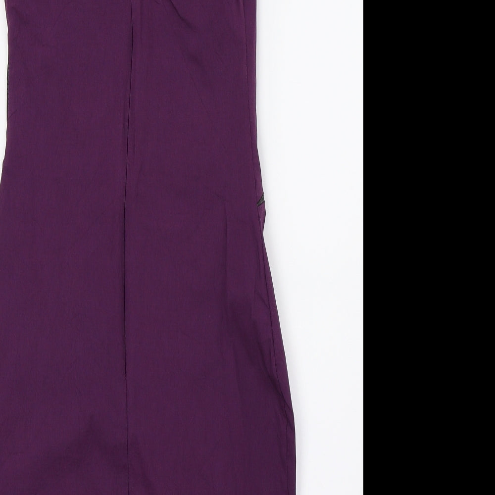 Goddess London Womens Purple Pencil Dress Size 10