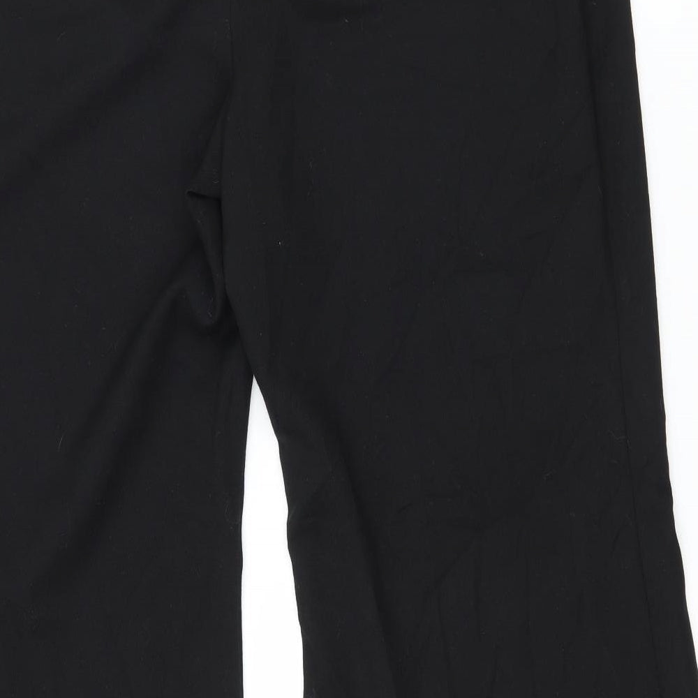 Marks and Spencer Womens Black Trousers Size 38 in L28 in