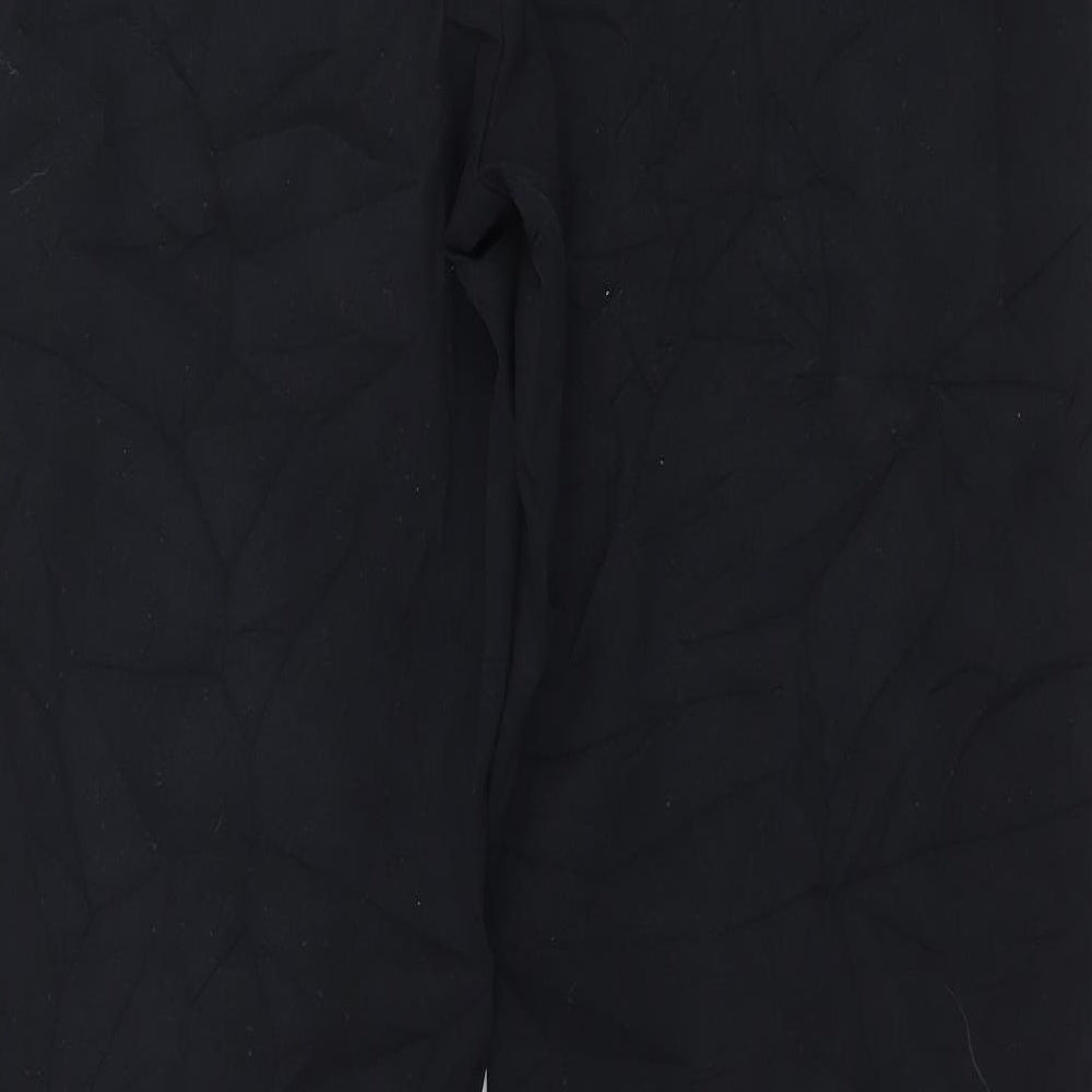 Marks and Spencer Womens Black Trousers Size 12 L20 in