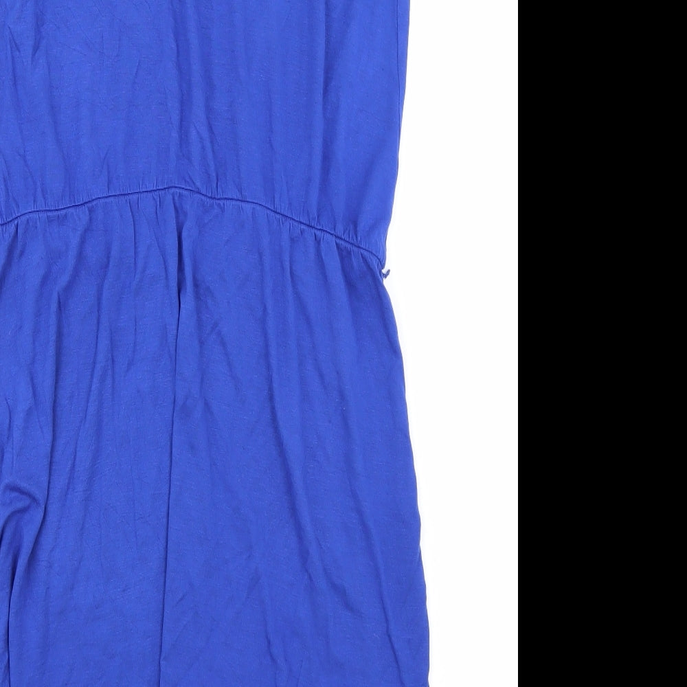 m&s Womens Blue Skater Dress Size S