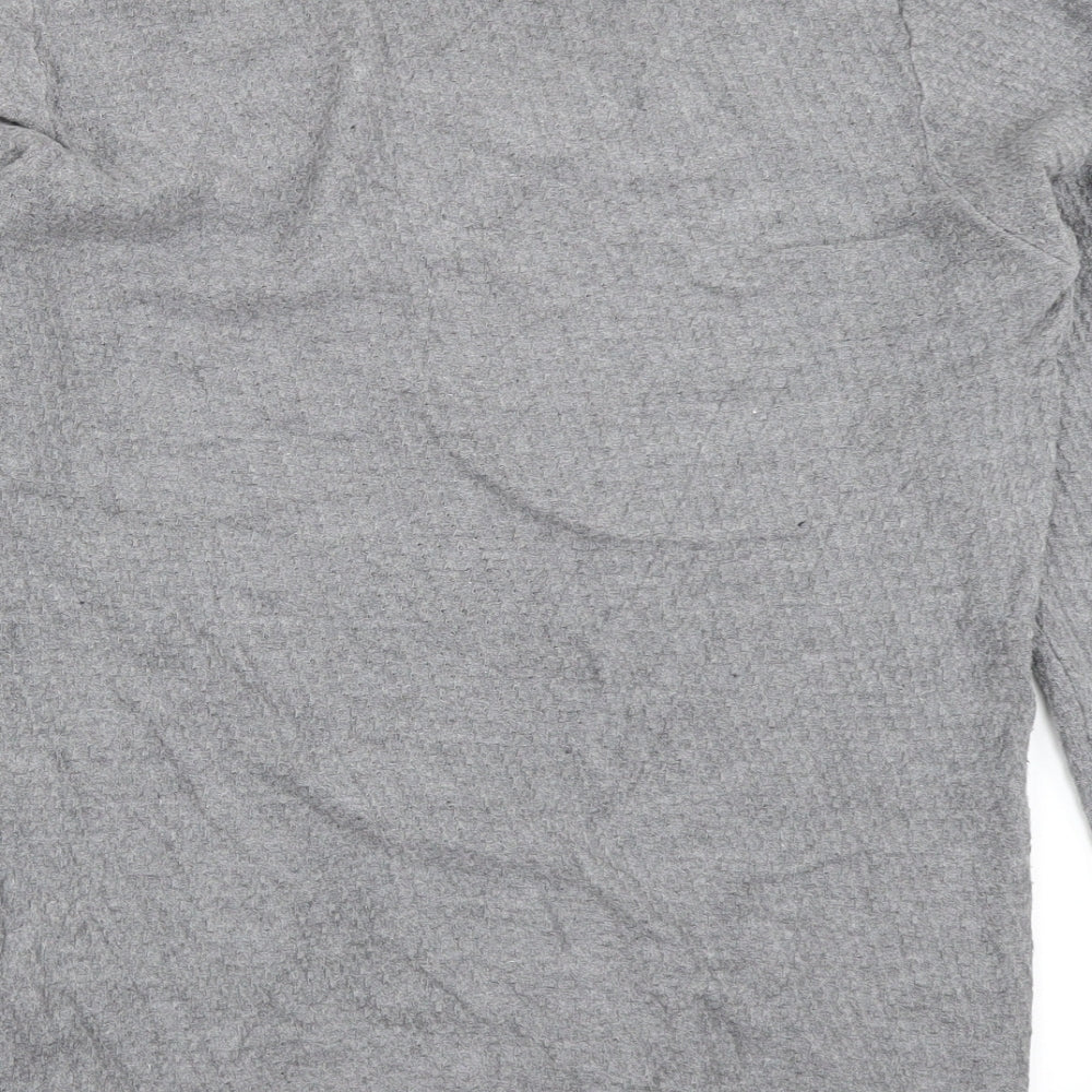 Zara Womens Grey Basic T-Shirt Size M