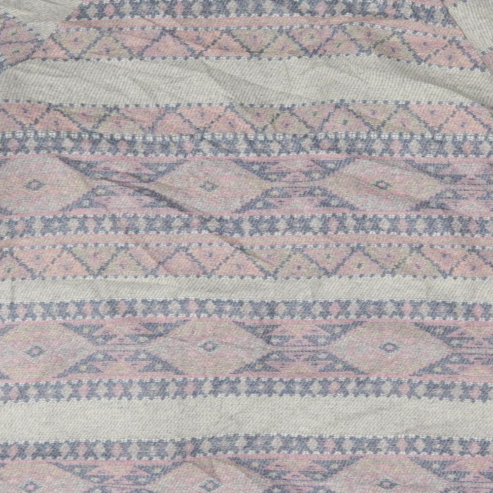 Miss Selfridge Womens Multicoloured Argyle/Diamond Jacket Coat Size 12