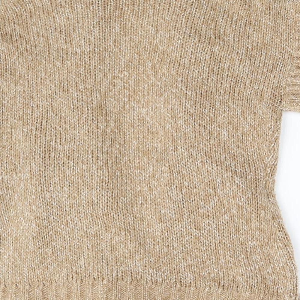 Isle Womens Beige Cardigan Jumper Size 10