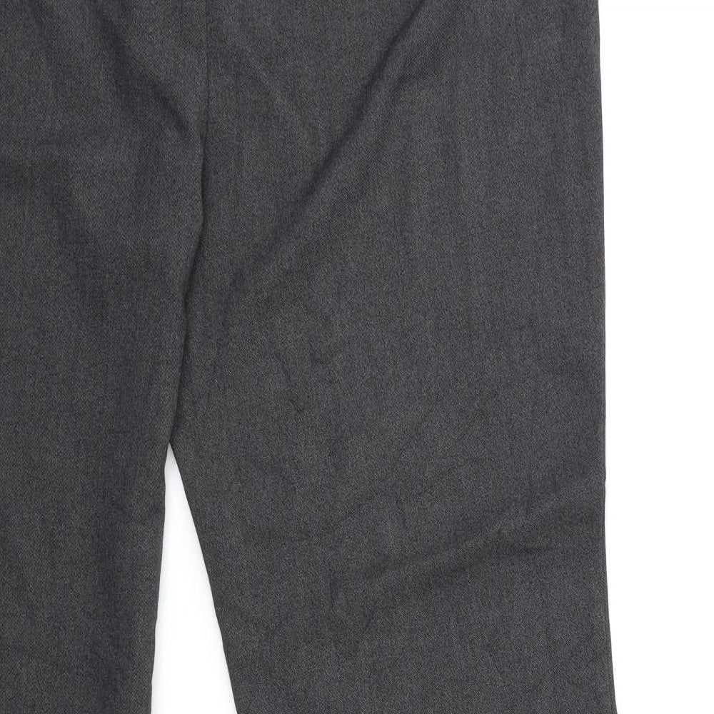 Marks and Spencer Womens Grey Trousers Size 16 L28 in