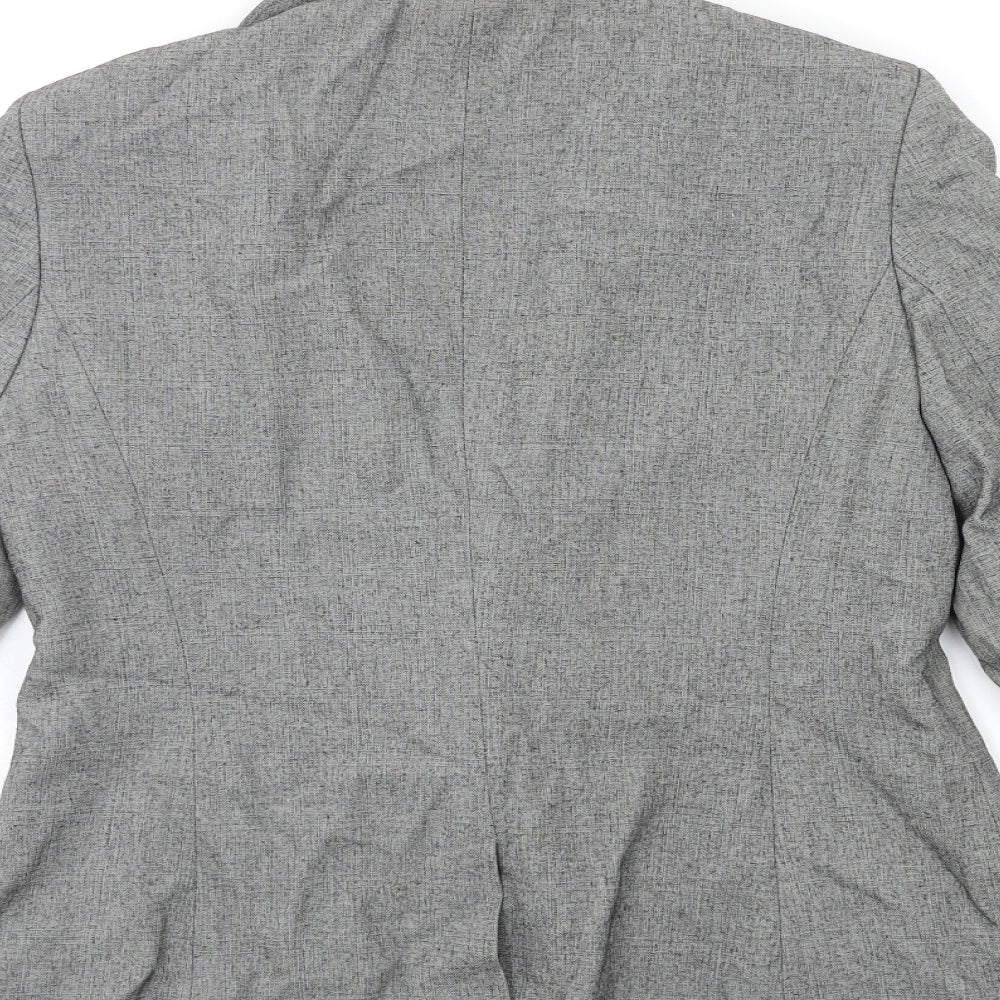 NEXT Womens Grey Jacket Suit Jacket Size 14