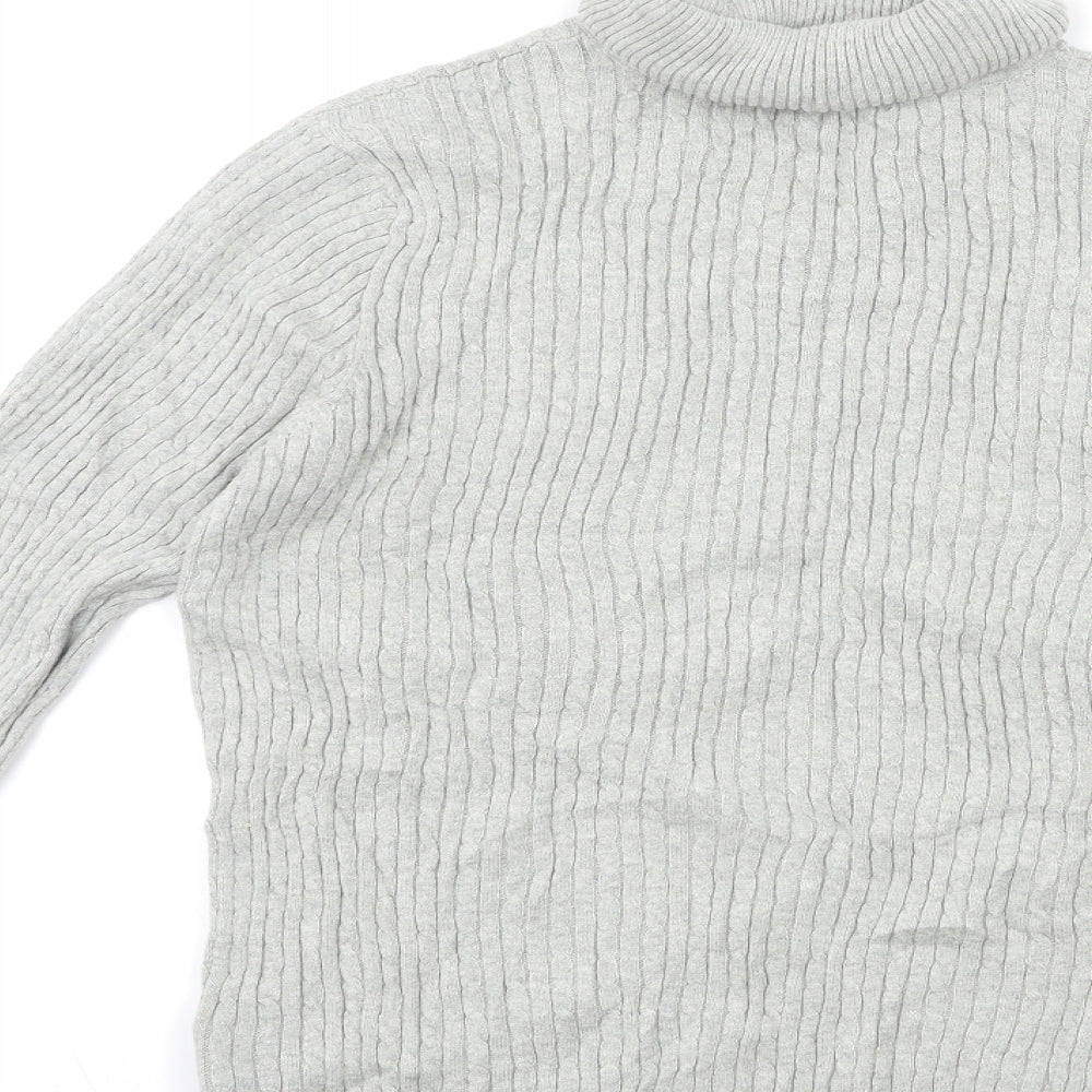 Jeanne Pierre Womens Green Knit Pullover Jumper Size 12