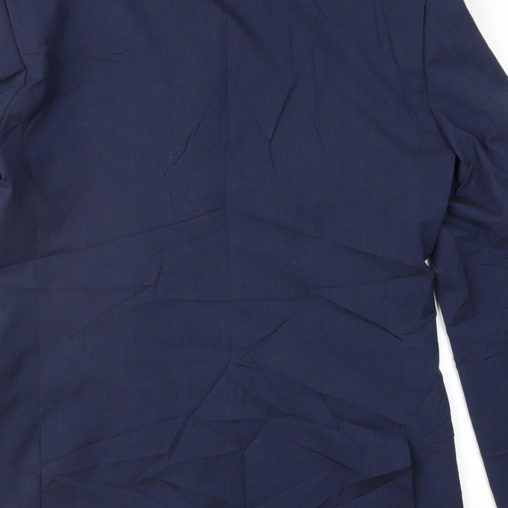 River Island Mens Blue Jacket Suit Jacket Size 40