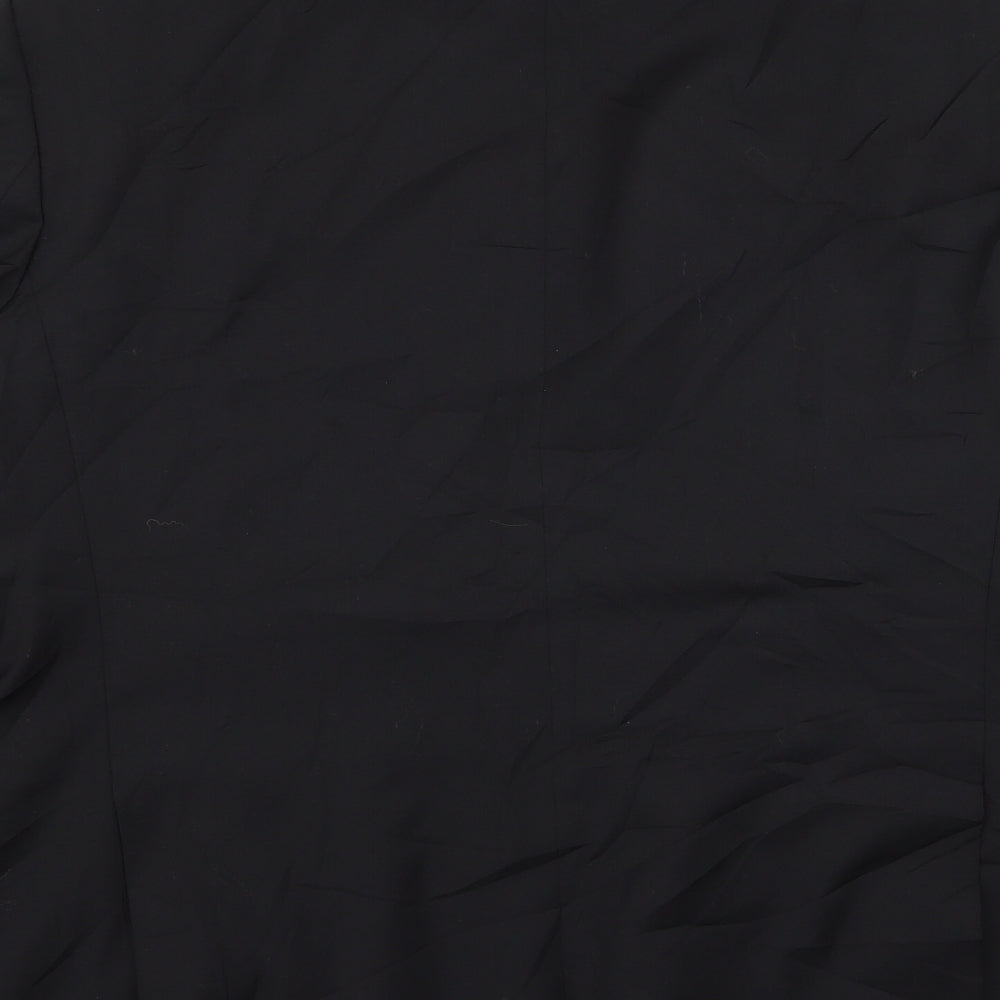 Preworn Mens Black Jacket Blazer Size 44