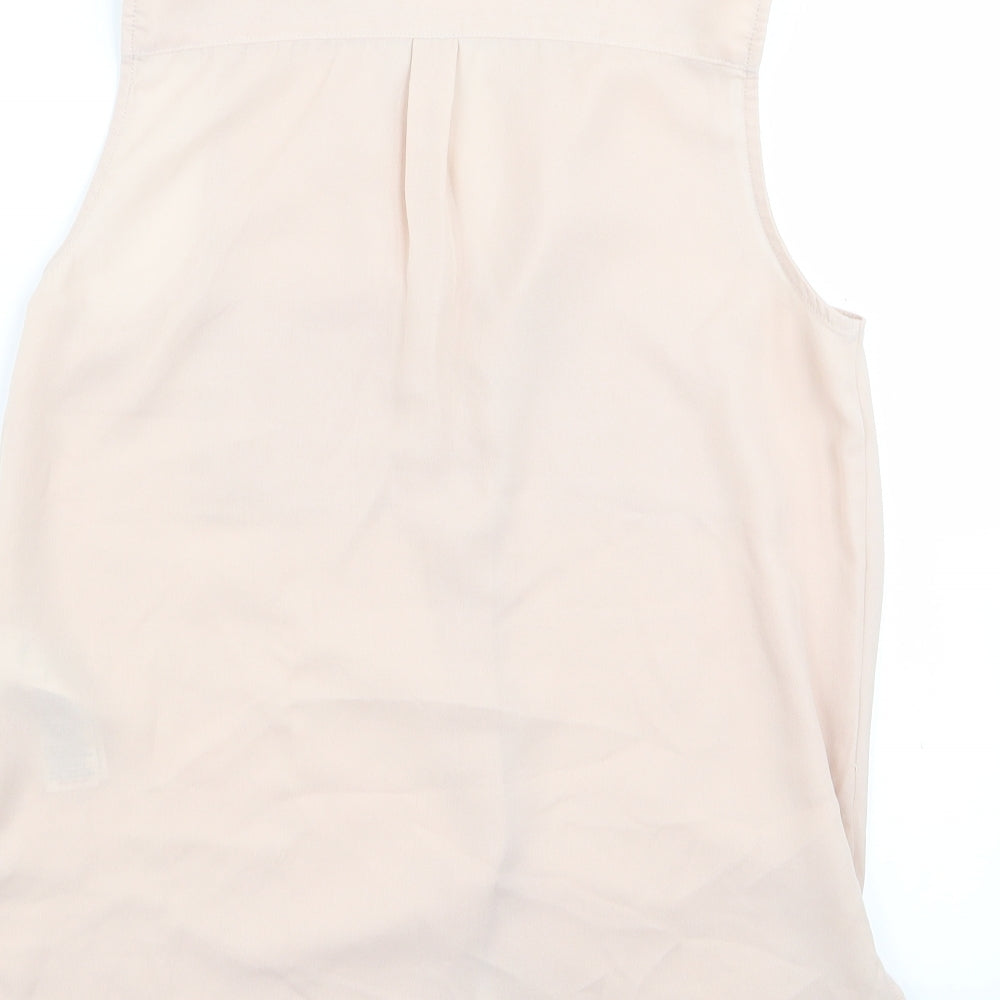 New Look Womens Pink Basic Blouse Size 6