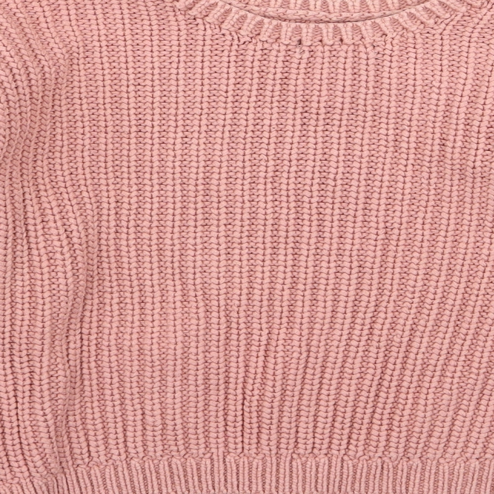 Lindex Womens Pink Pullover Jumper Size S